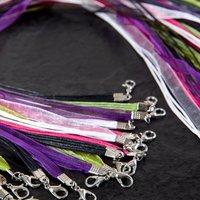 Ribbon and Cord Necklace Bundle - Makes 15 399741