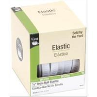 ribbed non roll elastic 12x30 yards white 231523