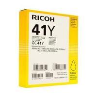 Ricoh GC41Y Yellow Inkjet Cartridge 2200 Page Yield for Ricoh SG