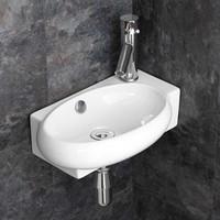 Right Hand Lecce Right Wall Mounted Space Saving Sink