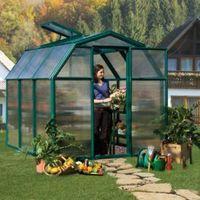 Rion Eco Grow 6X6 Acrylic Glass Twinwall Greenhouse