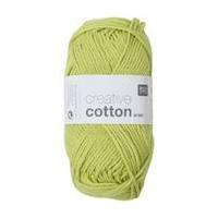 Rico Light Pistachio Creative Cotton Aran Yarn 50 g