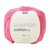 Rico Candy Pink Essentials Cotton DK Yarn 50 g