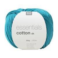Rico Dark Teal Essentials Cotton DK Yarn 50 g
