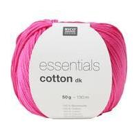 Rico Fuchsia Essentials Cotton DK Yarn 50 g