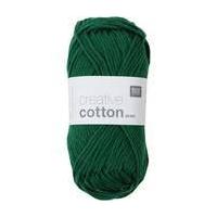 rico green creative cotton aran yarn 50 g