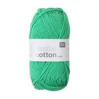 Rico Light Green Creative Cotton Aran Yarn 50 g