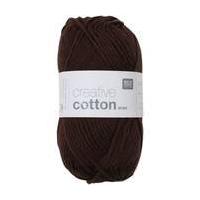 Rico Brown Creative Cotton Aran Yarn 50 g
