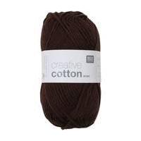 rico brown creative cotton aran yarn 50 g