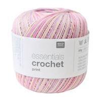 Rico Pink Mix Essentials Crochet Print Yarn 50 g