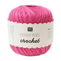 Rico Fuchsia Essentials Crochet Yarn 50 g