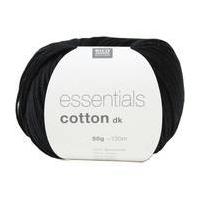 Rico Black Essentials Cotton DK Yarn 50 g