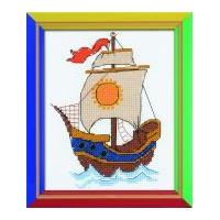 riolis counted cross stitch kit on the waves 125cm x 174cm