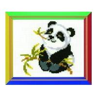 riolis counted cross stitch kit panda 15cm x 175cm