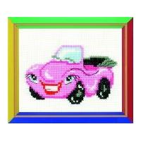 RIOLIS Counted Cross Stitch Kit Cabriolet 12.5cm x 15.7cm