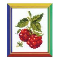 riolis counted cross stitch kit sweet berry 125cm x 18cm