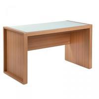 rio straight desk in teak