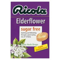 Ricola Elderflower Sugar Free Swiss Herb Drops 45g