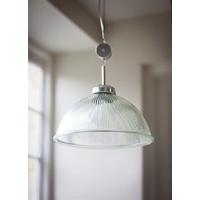 Rise and Fall Paris Glass & Nickel Pendant Light by Garden Trading