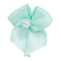 Ribbon Bows With Pearl Mint