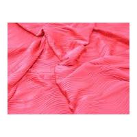 Ripple Texture Stretch Jersey Dress Fabric Cerise Pink