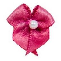 ribbon bows with pearl colonial rose