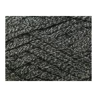 Rico CanCan Disco Scarf Knitting Yarn 005 Black Silver