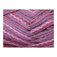 Rico CanCan Glitz Scarf Knitting Yarn 006 Mauve Pink Red