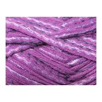 Rico CanCan Glitz Scarf Knitting Yarn 007 Purple Navy