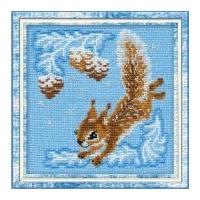 RIOLIS Counted Cross Stitch Kit Small Squirrel 15cm