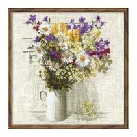 RIOLIS Counted Cross Stitch Kit Wildflowers 42.5cm