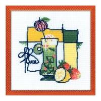 RIOLIS Counted Cross Stitch Kit Cocktail 17.5cm
