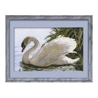 RIOLIS Counted Cross Stitch Kit Female Swan 32.5cm x 20cm