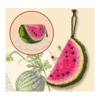 RIOLIS Counted Cross Stitch Kit Watermelon Pincushion 50mm x 75mm