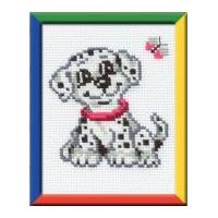 RIOLIS Counted Cross Stitch Kit Dalmatian Dog 12.5cm x 15.1cm