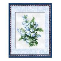 riolis counted cross stitch kit lily of the valley 125cm x 15cm