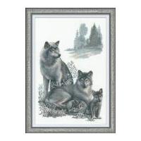 RIOLIS Counted Cross Stitch Kit Wolves 57.5cm x 37.5cm