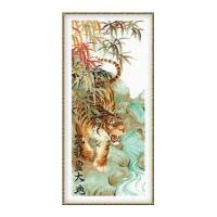 RIOLIS Counted Cross Stitch Kit Tiger Song of Victory