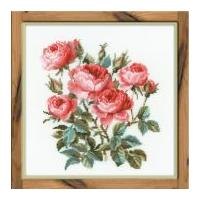 RIOLIS Counted Cross Stitch Kit Garden Roses 37.5cm