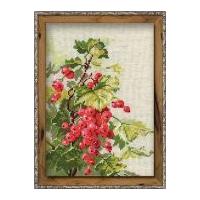 RIOLIS Counted Cross Stitch Kit Red Currant 22.5cm x 17.5cm