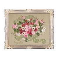 RIOLIS Counted Cross Stitch Kit Wedding Bouquet 32.5cm x 42.5cm