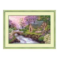 RIOLIS Counted Cross Stitch Kit The Spring View 25cm x 37.5cm