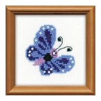 RIOLIS Counted Cross Stitch Kit Butterfly 10cm