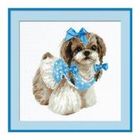 RIOLIS Counted Cross Stitch Kit Shih Tzu 22.5cm x 25cm