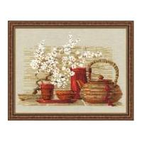 RIOLIS Counted Cross Stitch Kit Tea 30cm x 22.5cm