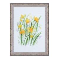 RIOLIS Counted Cross Stitch Kit Spring Narcissus 20cm x 30cm