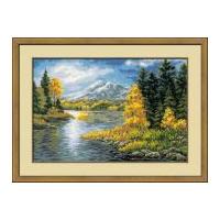 RIOLIS Counted Cross Stitch Kit Lake in the Mountains 57.5cm x 37.5cm