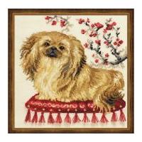 RIOLIS Counted Cross Stitch Kit Pekinese 22.5cm x 25cm