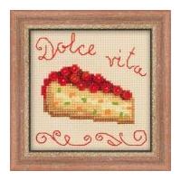 RIOLIS Counted Cross Stitch Kit Berry Cake