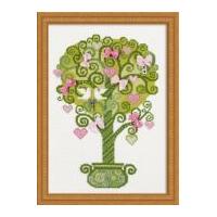 RIOLIS Counted Cross Stitch Kit Tree of Happiness 20cm x 30cm